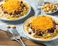 Two bowls of Cincinnati Chili 